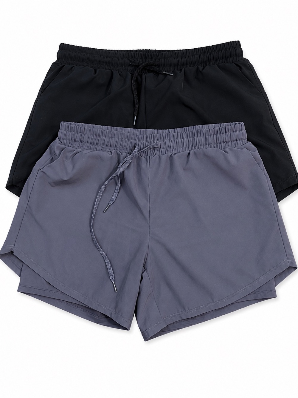 2 pair gym shorts. Size M